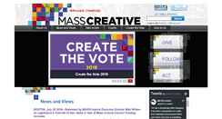 Desktop Screenshot of mass-creative.org